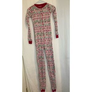Little Blue House Christmas Pajama Jumpsuit Long Sleeve Footless Holiday Kids 14